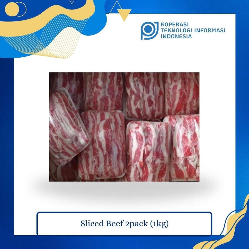 Slice Beef 1 pack (1kg)