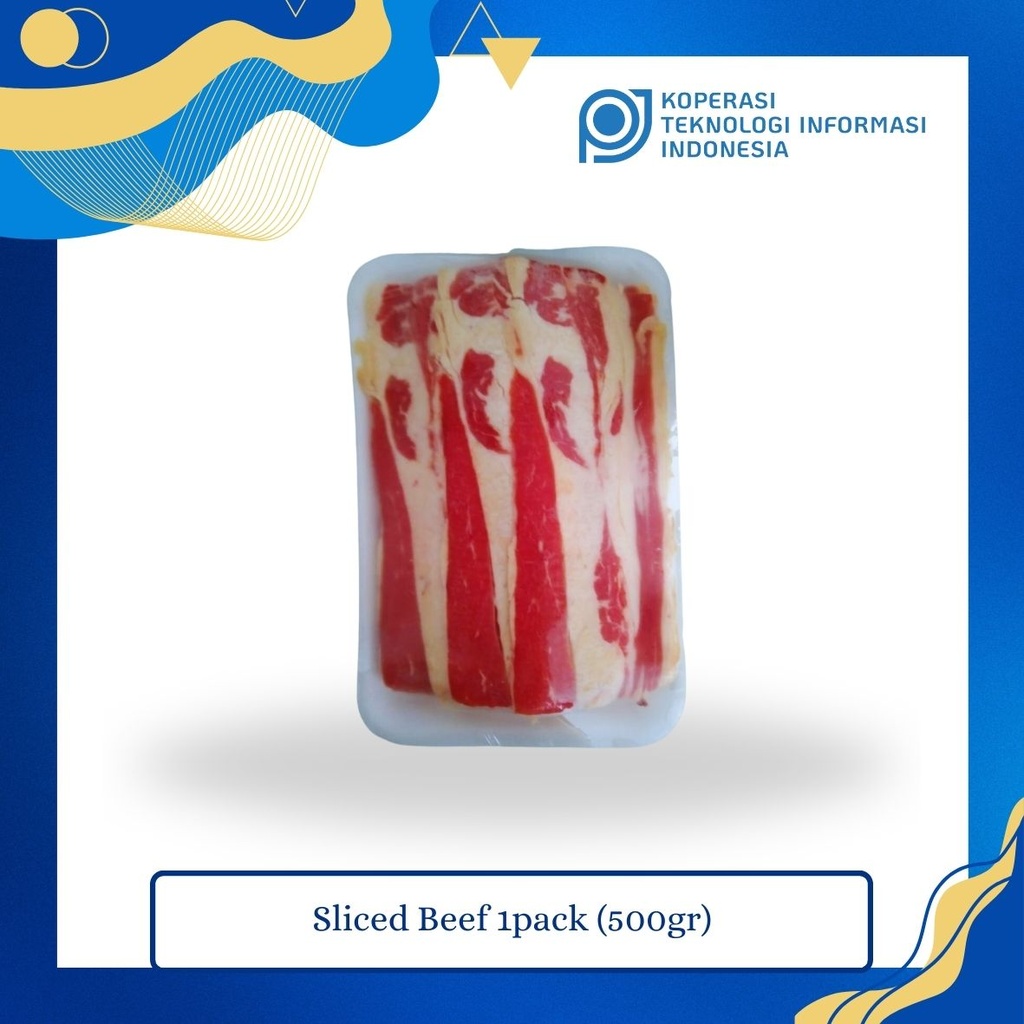 Slice Beef 1pack (500 gr)